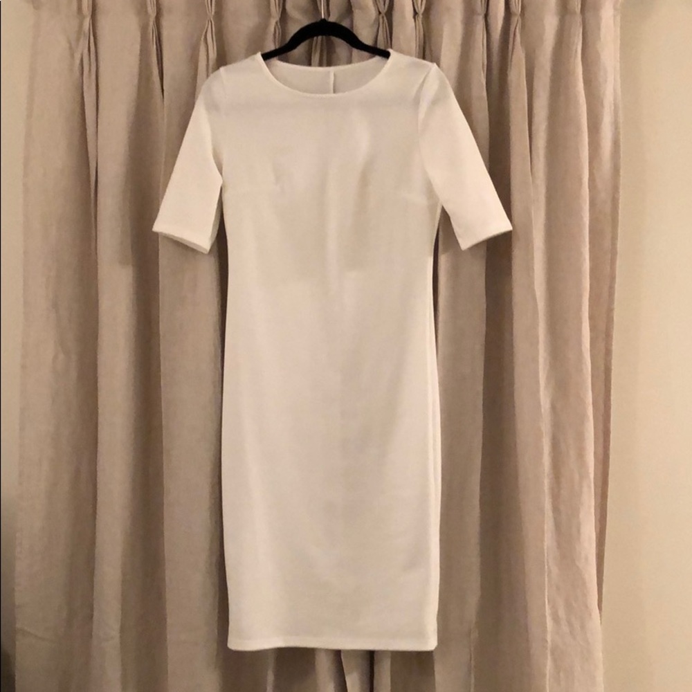 White Body Con Midi